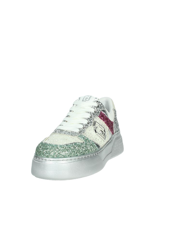 SNEAKERS BASSA BA4087 TX007 BIANCO/ARGENTO