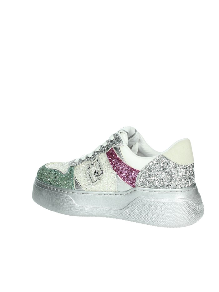 SNEAKERS BASSA BA4087 TX007 BIANCO/ARGENTO