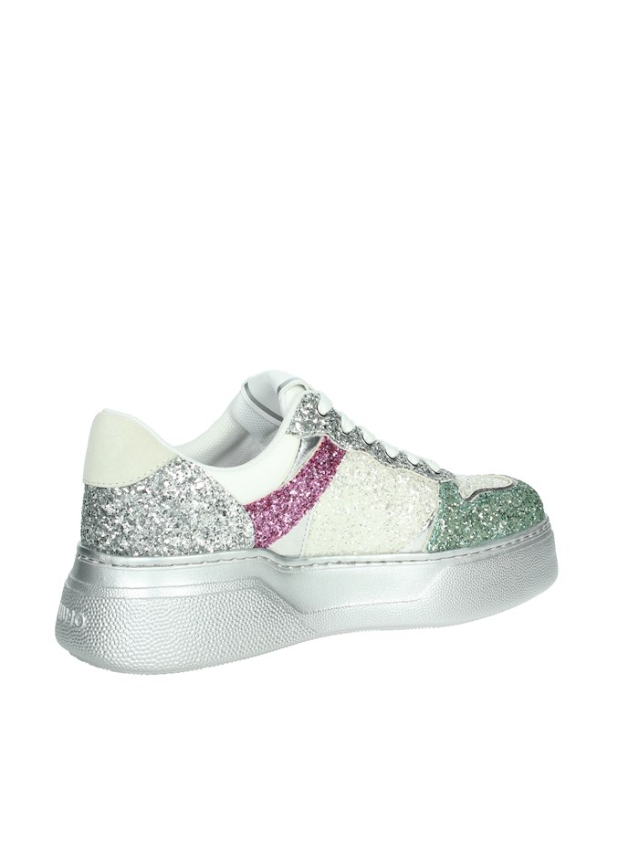 SNEAKERS BASSA BA4087 TX007 BIANCO/ARGENTO