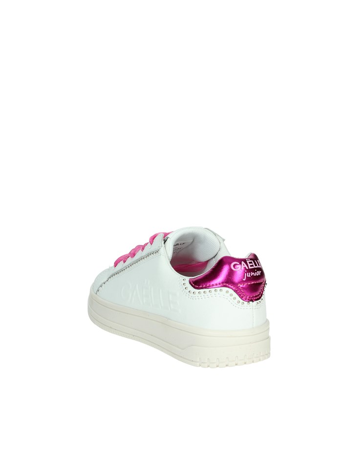 SNEAKERS BASSA GS0014L BIANCO/FUCSIA