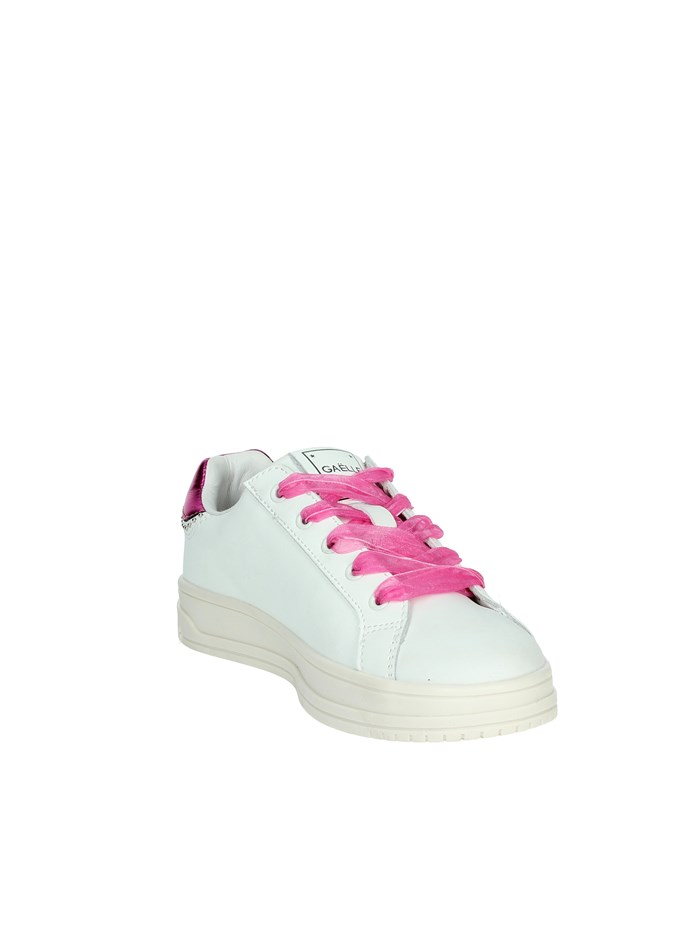 SNEAKERS BASSA GS0014L BIANCO/FUCSIA