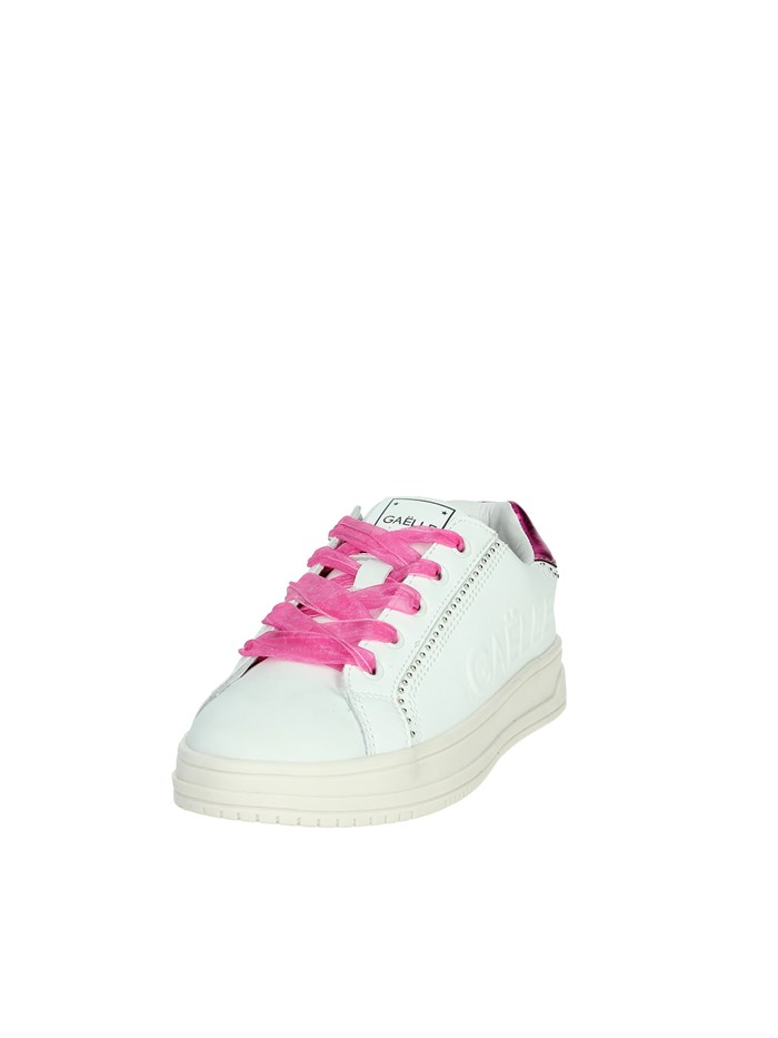 SNEAKERS BASSA GS0014L BIANCO/FUCSIA