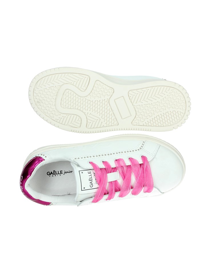 SNEAKERS BASSA GS0014L BIANCO/FUCSIA