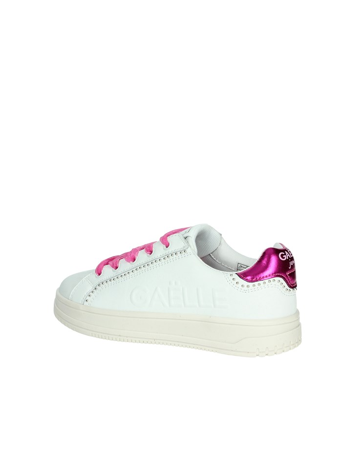 SNEAKERS BASSA GS0014L BIANCO/FUCSIA