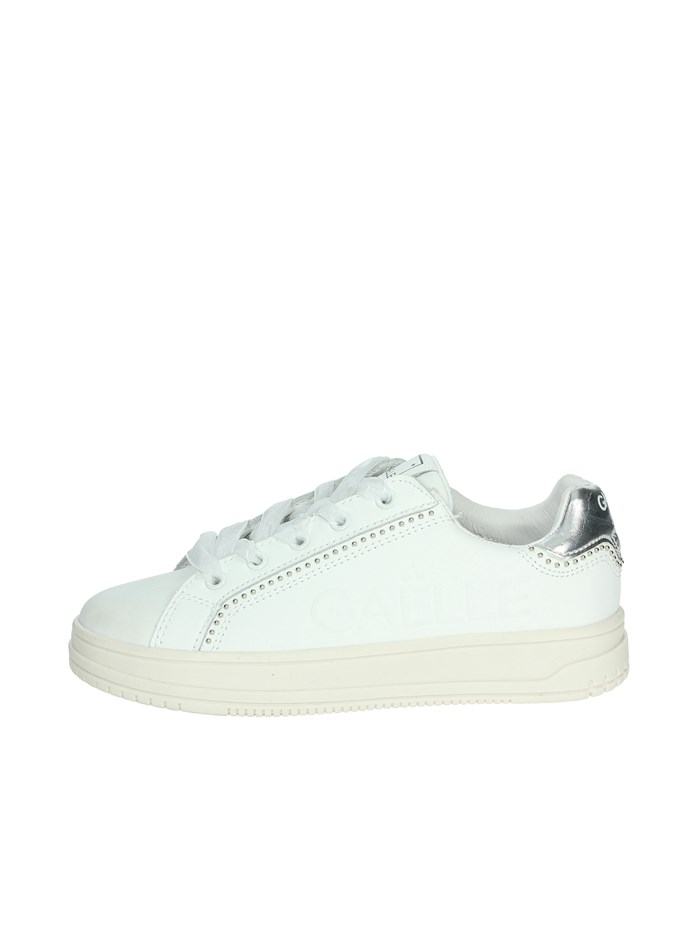 SNEAKERS BASSA GS0014L BIANCO/ARGENTO