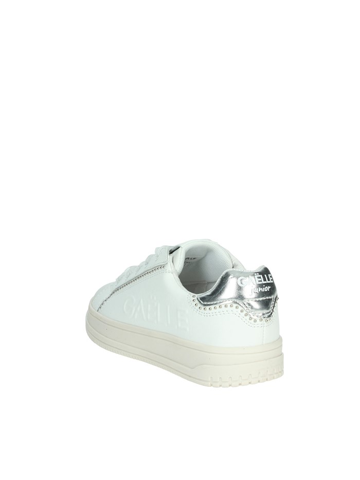 SNEAKERS BASSA GS0014L BIANCO/ARGENTO