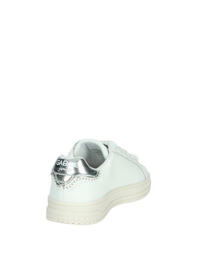 SNEAKERS BASSA GS0014L BIANCO/ARGENTO