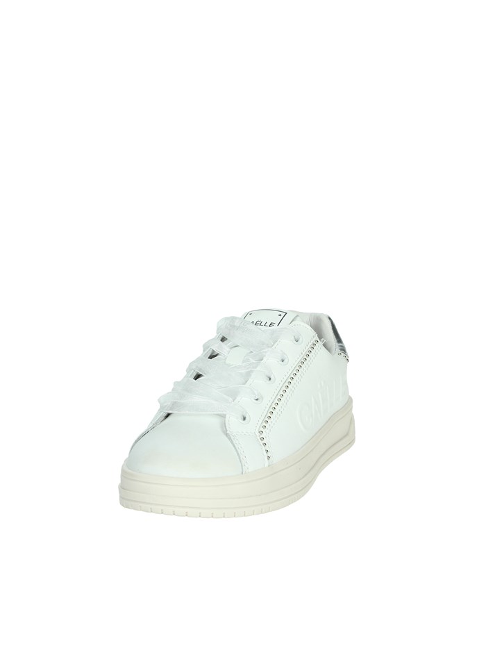 SNEAKERS BASSA GS0014L BIANCO/ARGENTO