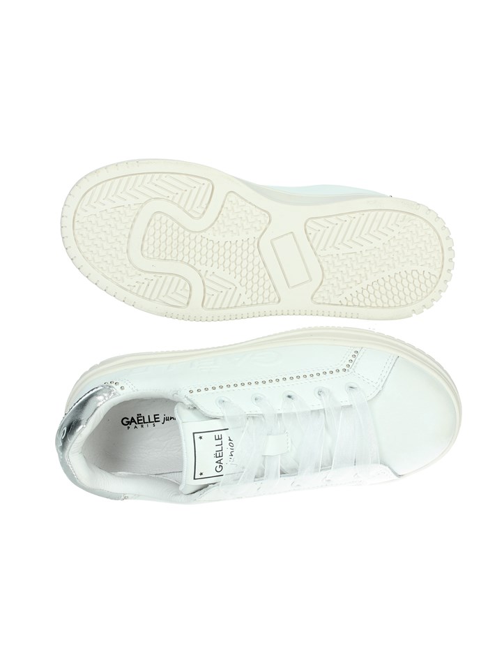 SNEAKERS BASSA GS0014L BIANCO/ARGENTO