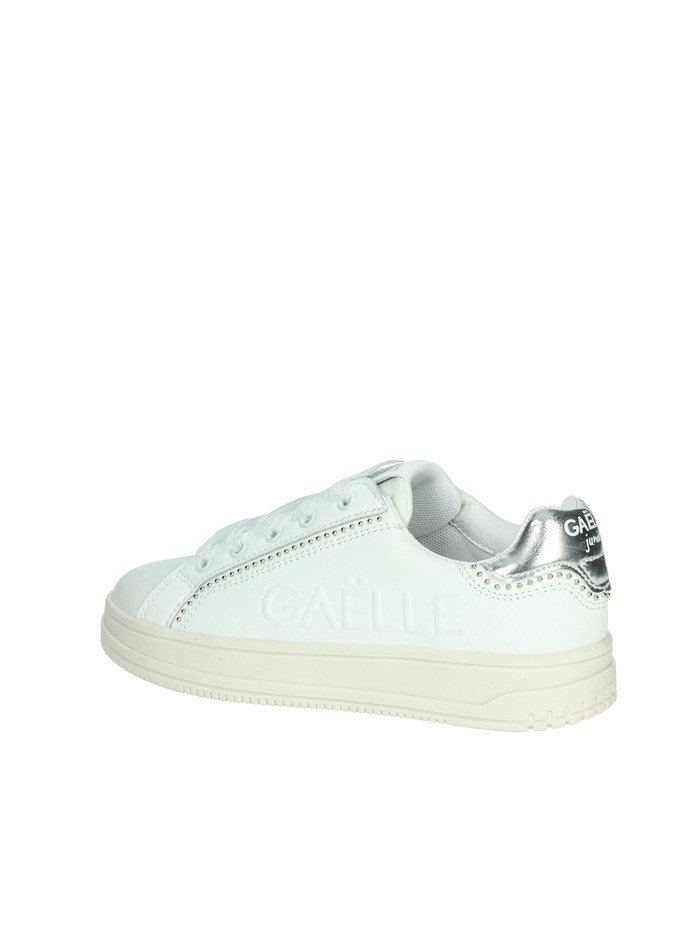 SNEAKERS BASSA GS0014L BIANCO/ARGENTO