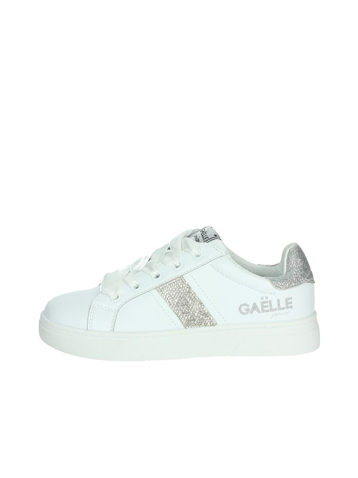 SNEAKERS BASSA GS0021L BIANCO/ARGENTO