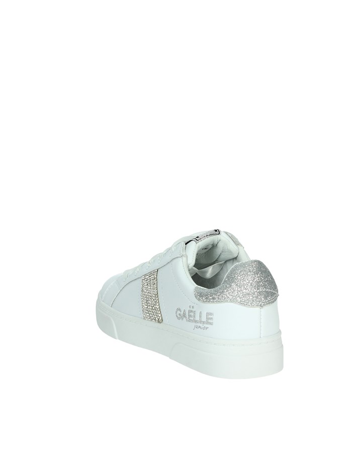 SNEAKERS BASSA GS0021L BIANCO/ARGENTO