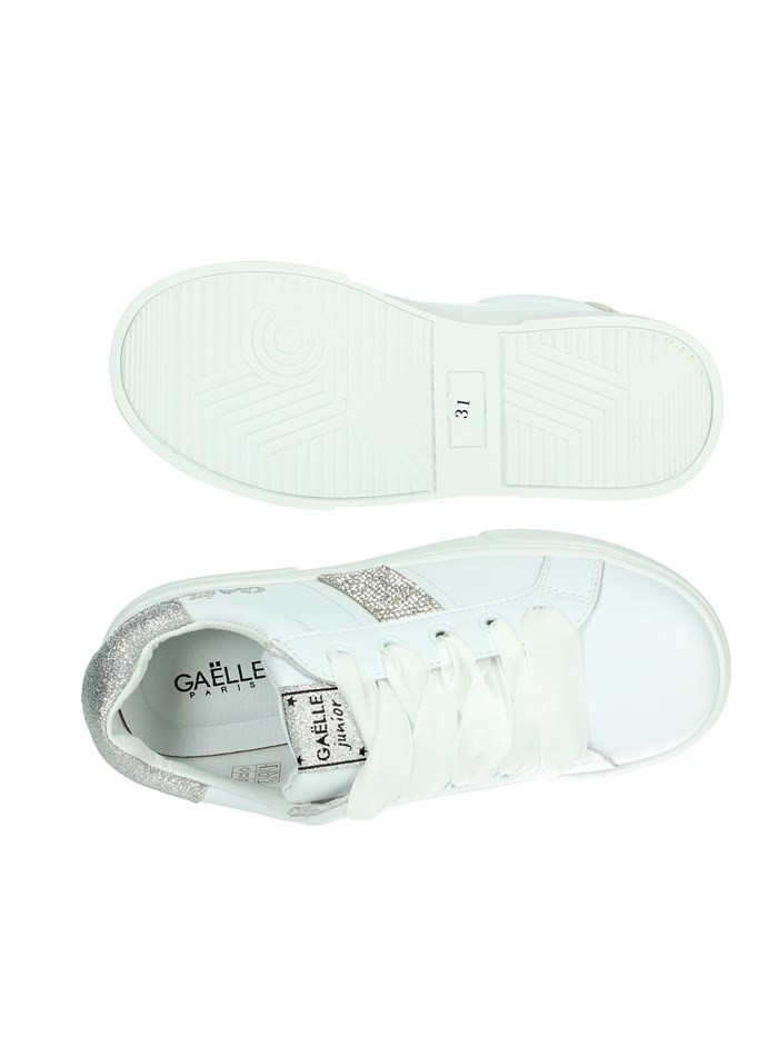 SNEAKERS BASSA GS0021L BIANCO/ARGENTO