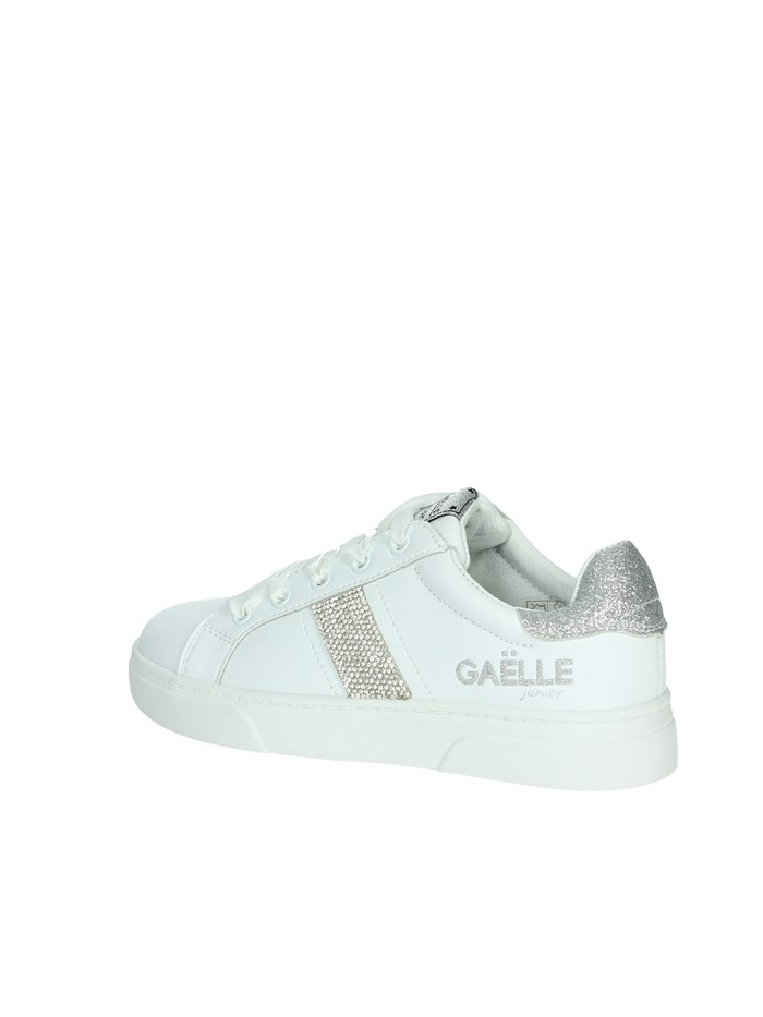 SNEAKERS BASSA GS0021L BIANCO/ARGENTO