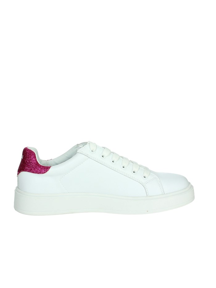 SNEAKERS BASSA GS0026L BIANCO/FUCSIA