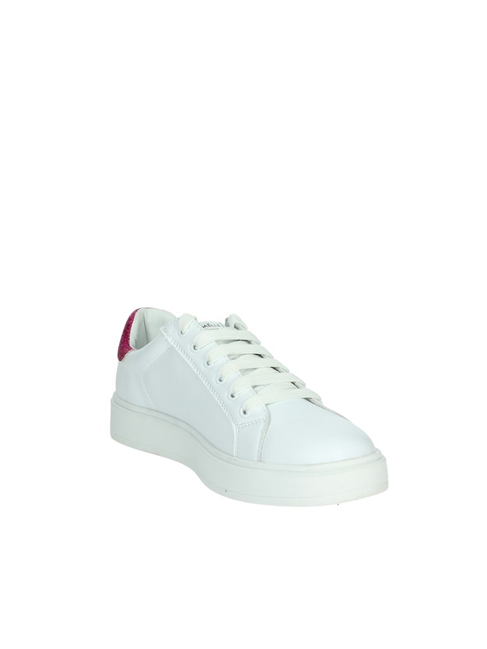 SNEAKERS BASSA GS0026L BIANCO/FUCSIA