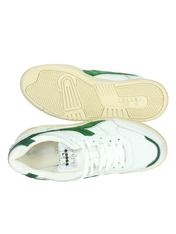 SNEAKERS BASSA 201.180117 01 BIANCO/VERDE