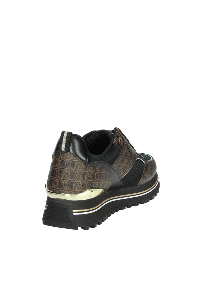 SNEAKERS BASSA MAXI WONDER 73 NERO/MARRONE