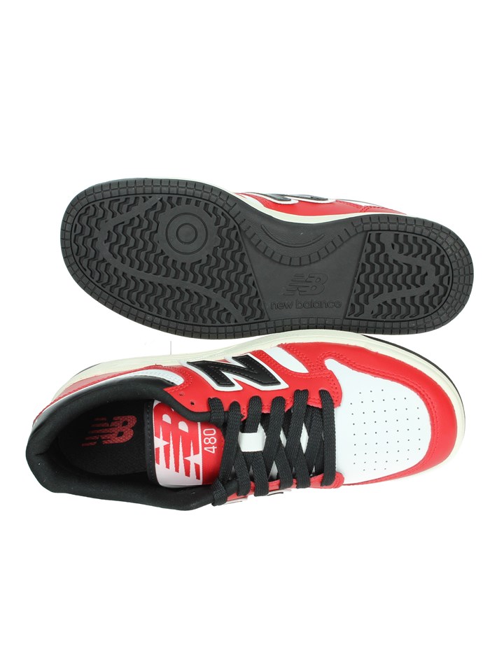 SNEAKERS BASSA GSB480TT BIANCO/ROSSO