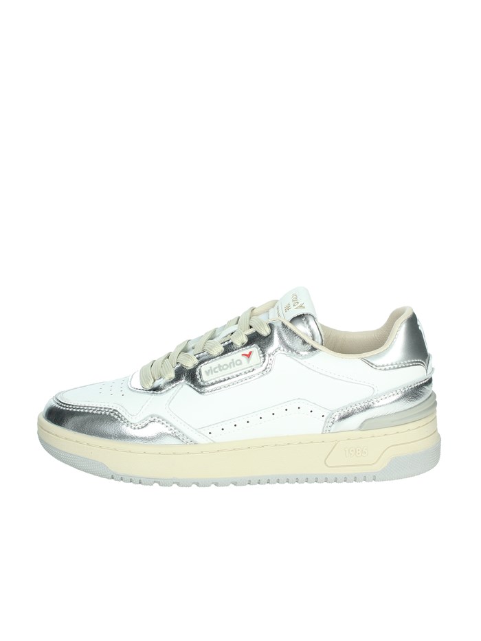 SNEAKERS BASSA 8800121 BIANCO/ARGENTO