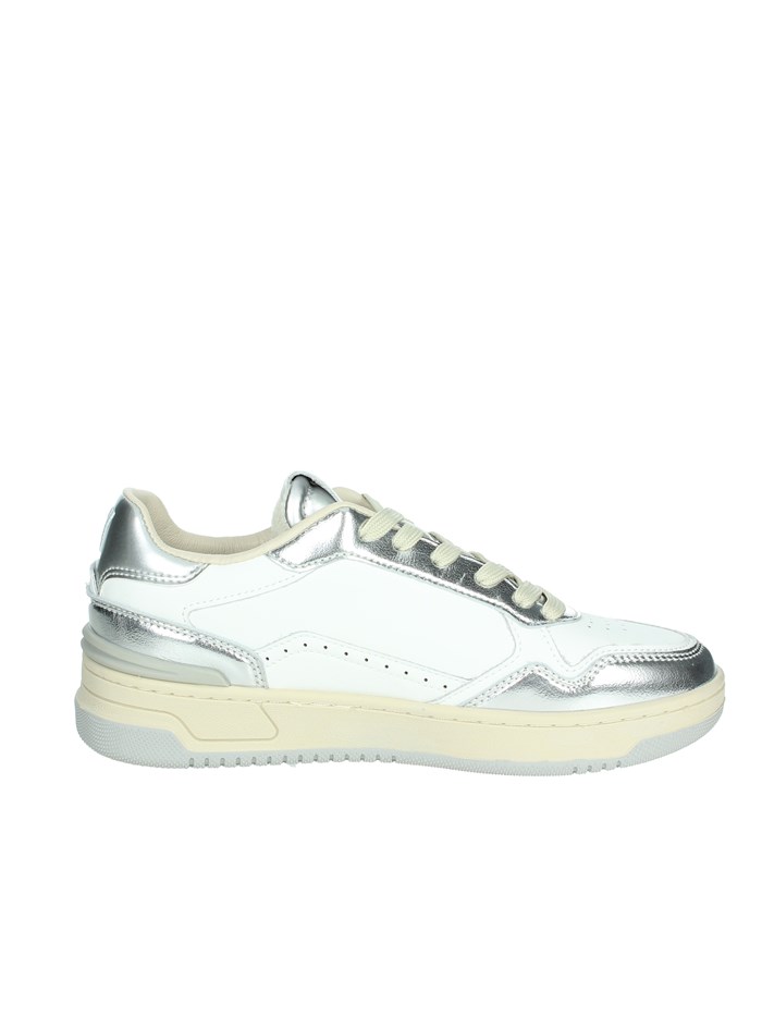 SNEAKERS BASSA 8800121 BIANCO/ARGENTO