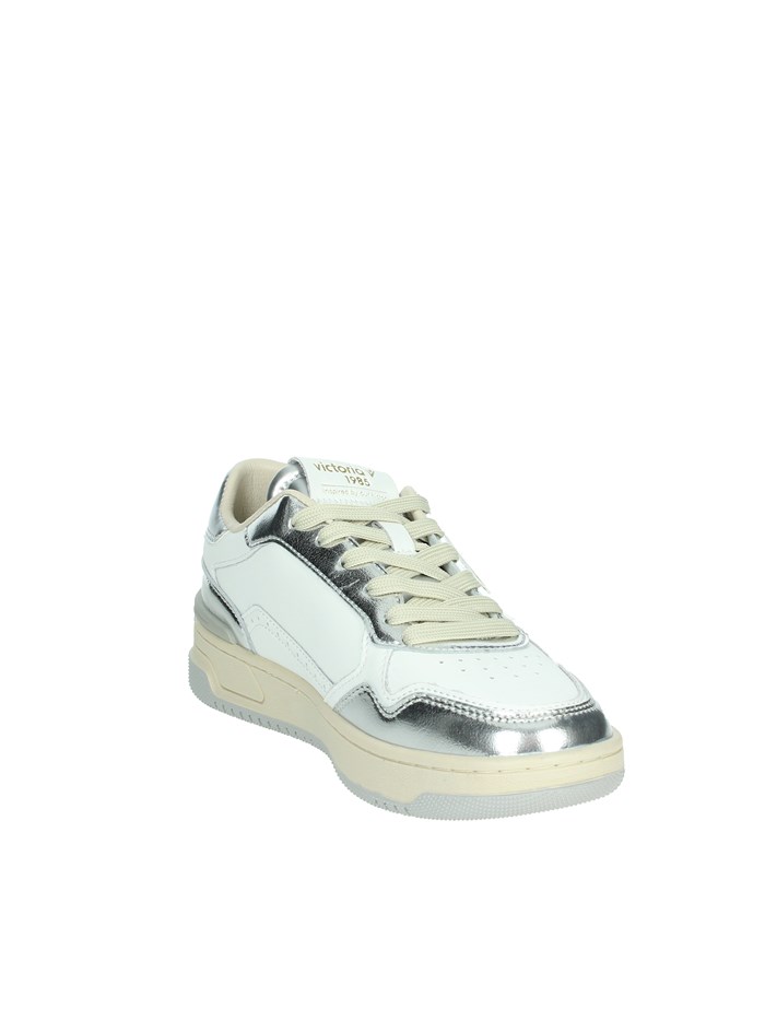 SNEAKERS BASSA 8800121 BIANCO/ARGENTO