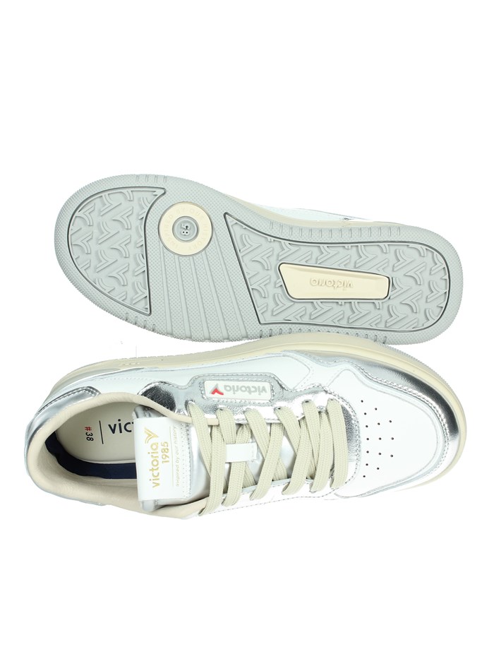 SNEAKERS BASSA 8800121 BIANCO/ARGENTO