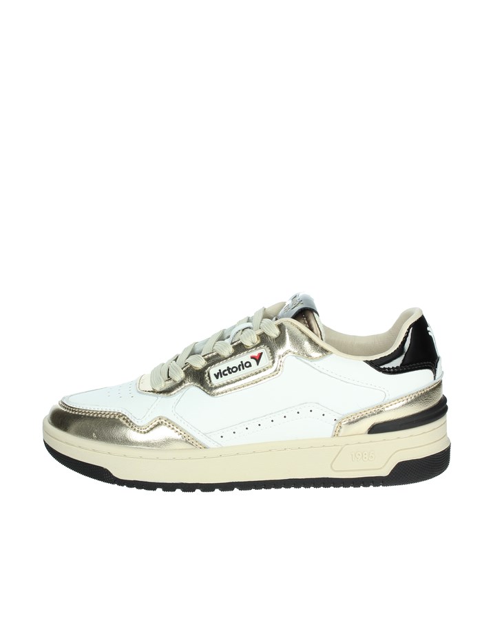 SNEAKERS BASSA 8800121 BIANCO/ORO