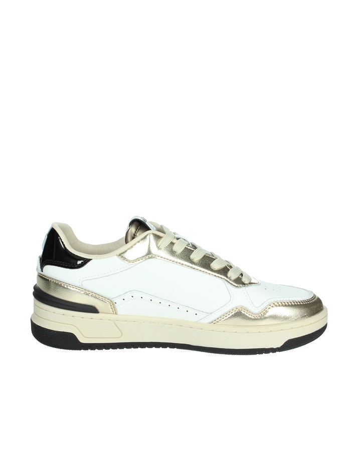 SNEAKERS BASSA 8800121 BIANCO/ORO