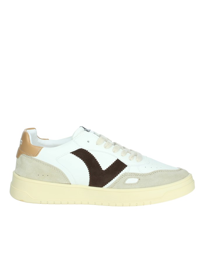 SNEAKERS BASSA 1257101 BIANCO/CUOIO