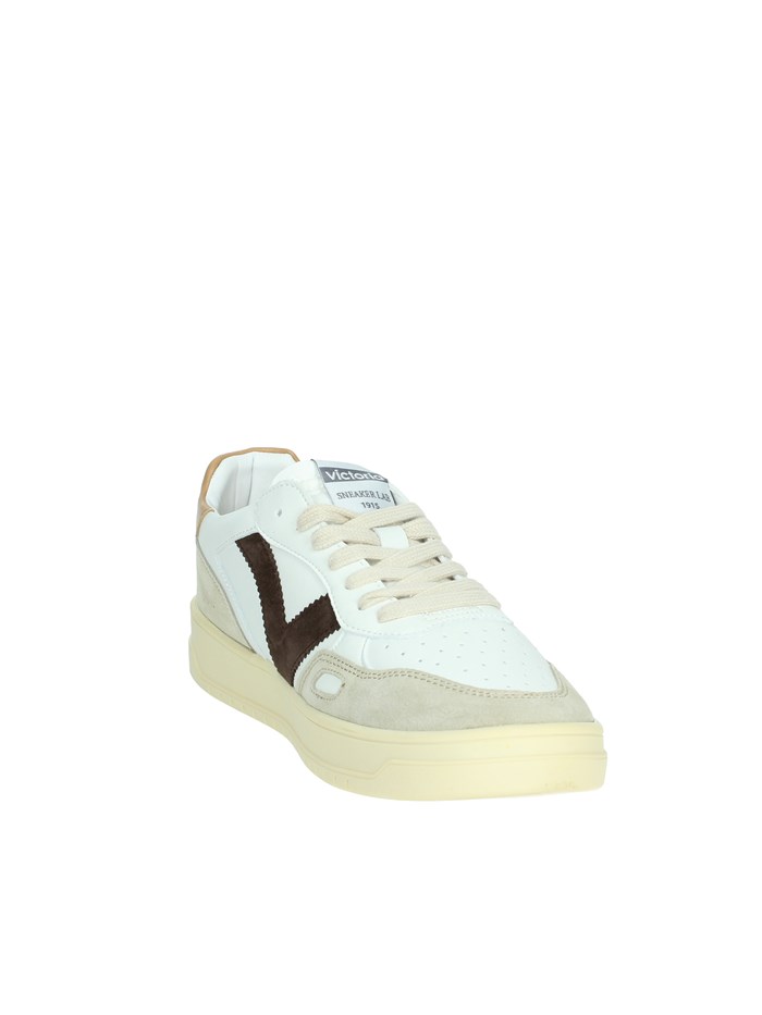 SNEAKERS BASSA 1257101 BIANCO/CUOIO