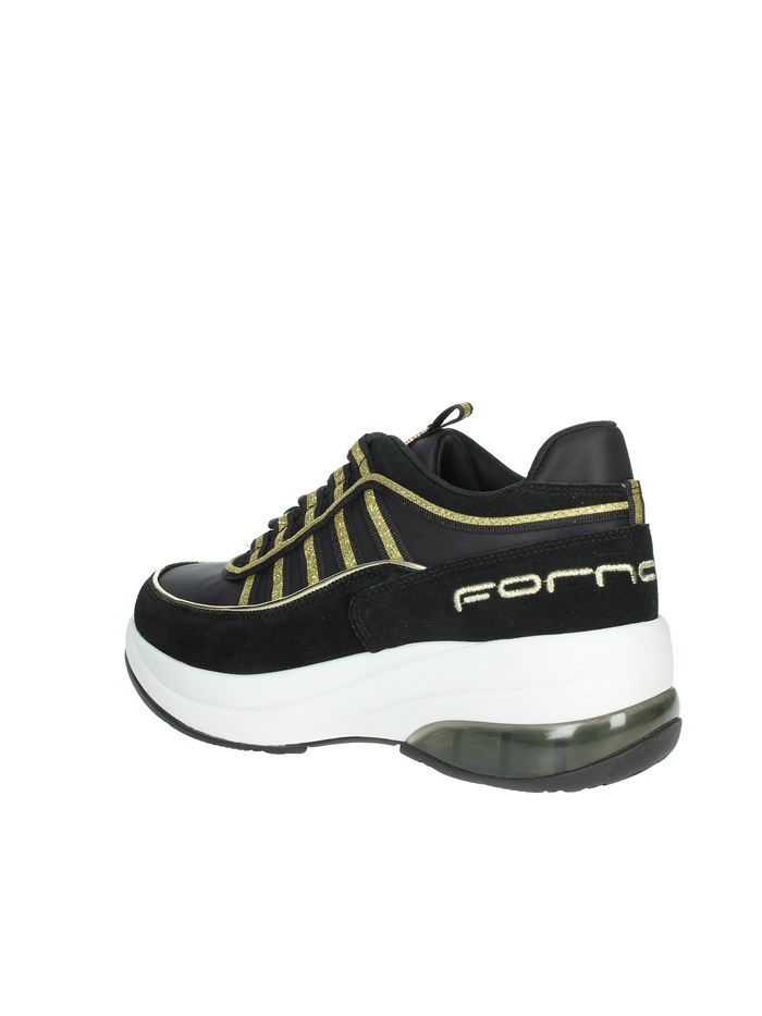 SNEAKERS BASSA UP NERO/ORO