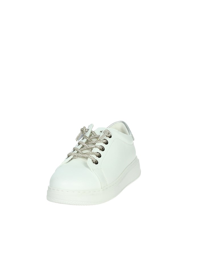 SNEAKERS BASSA AG-16536 BIANCO/ARGENTO