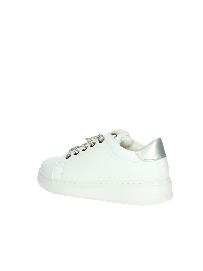 SNEAKERS BASSA AG-16536 BIANCO/ARGENTO