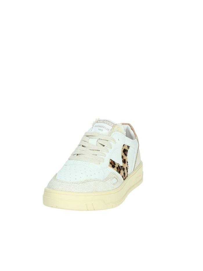 SNEAKERS BASSA 1257124 BIANCO/CUOIO