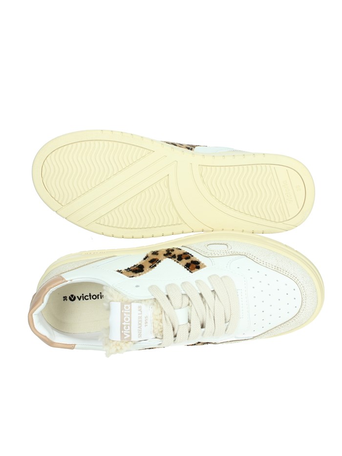 SNEAKERS BASSA 1257124 BIANCO/CUOIO