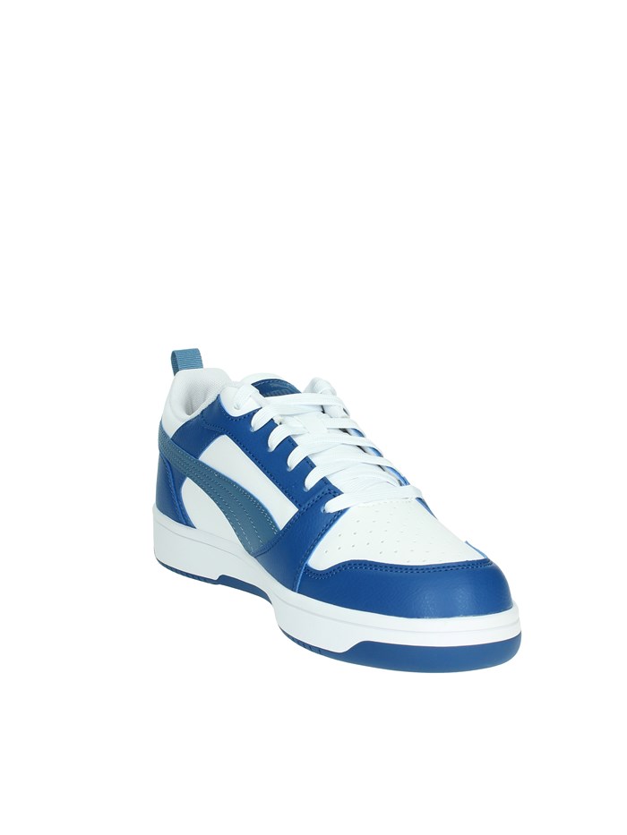 SNEAKERS BASSA 392328 BIANCO/AZZURRO