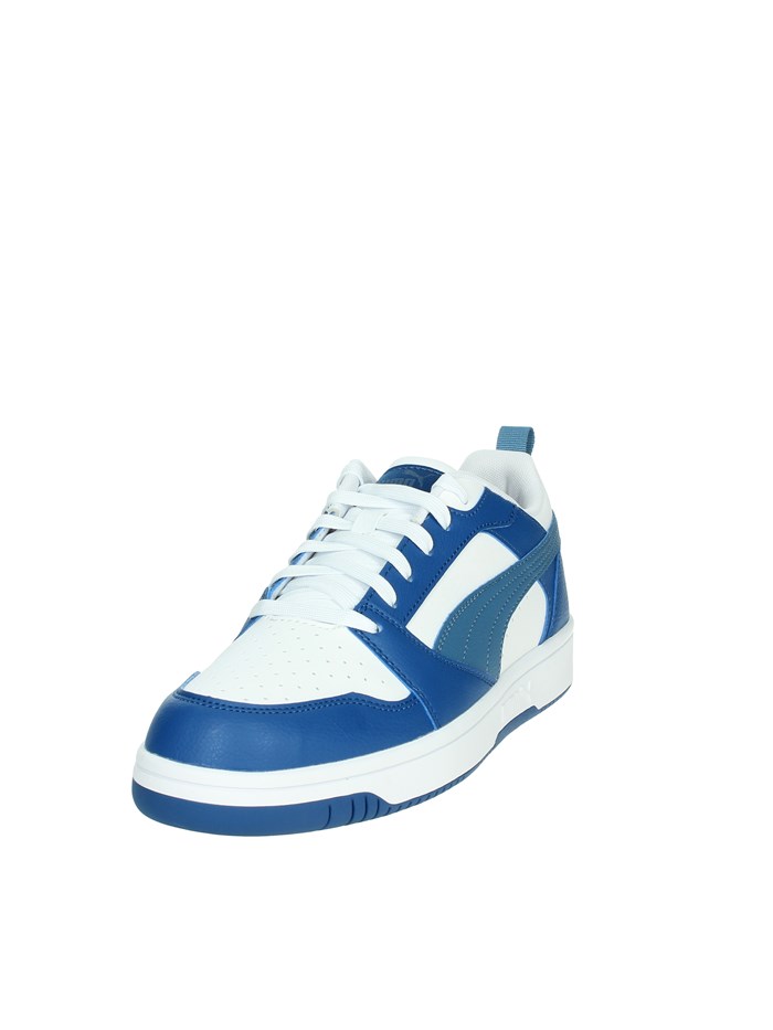 SNEAKERS BASSA 392328 BIANCO/AZZURRO