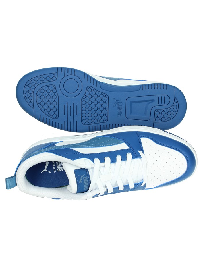 SNEAKERS BASSA 392328 BIANCO/AZZURRO