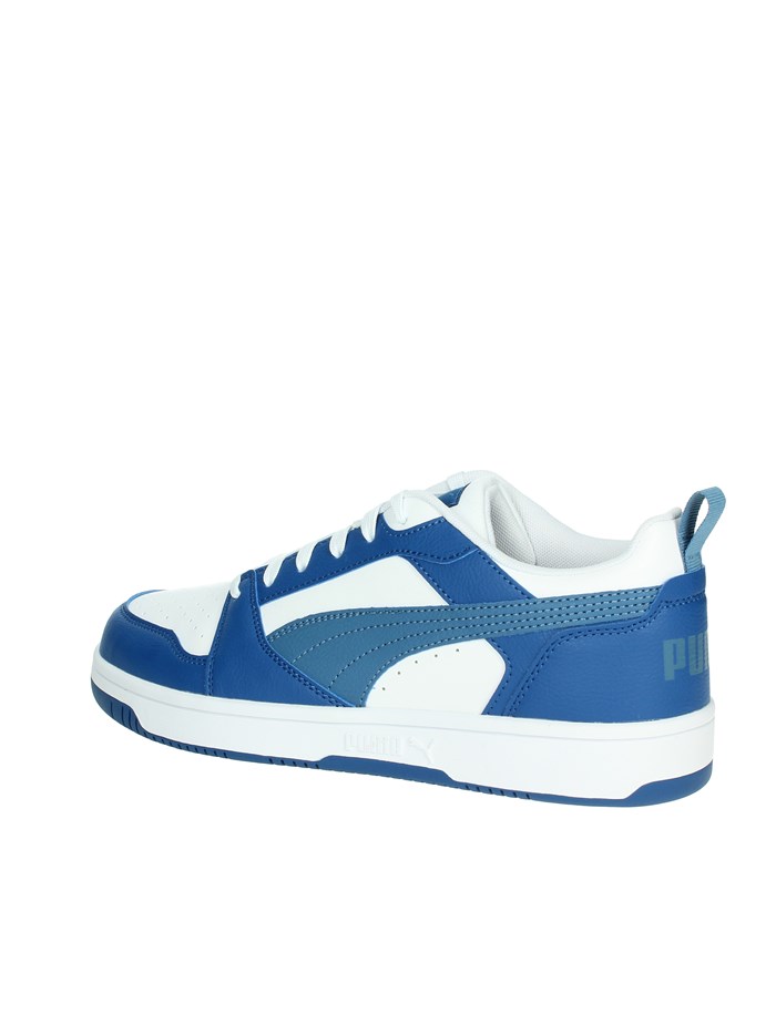 SNEAKERS BASSA 392328 BIANCO/AZZURRO