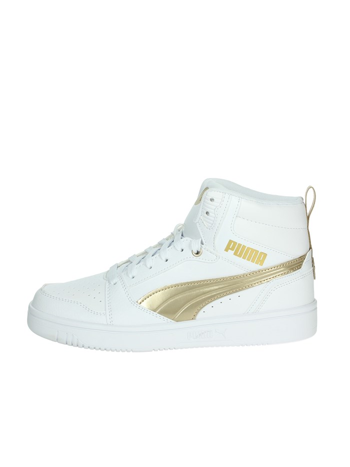 SNEAKERS ALTA 397474 BIANCO/ORO