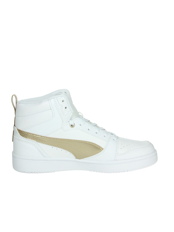 SNEAKERS ALTA 397474 BIANCO/ORO