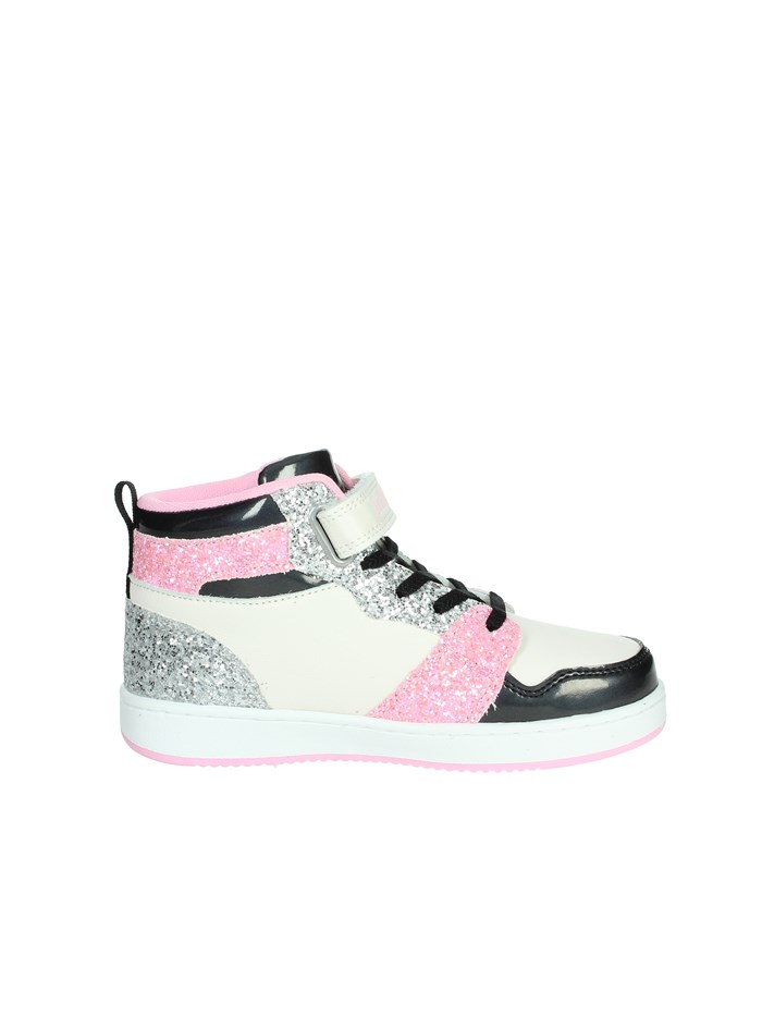 SNEAKERS ALTA LKAA4416 BIANCO/NERO/ROSA