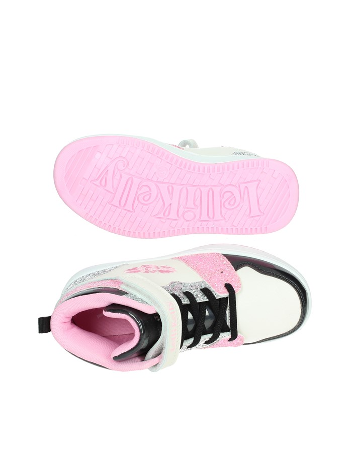 SNEAKERS ALTA LKAA4416 BIANCO/NERO/ROSA