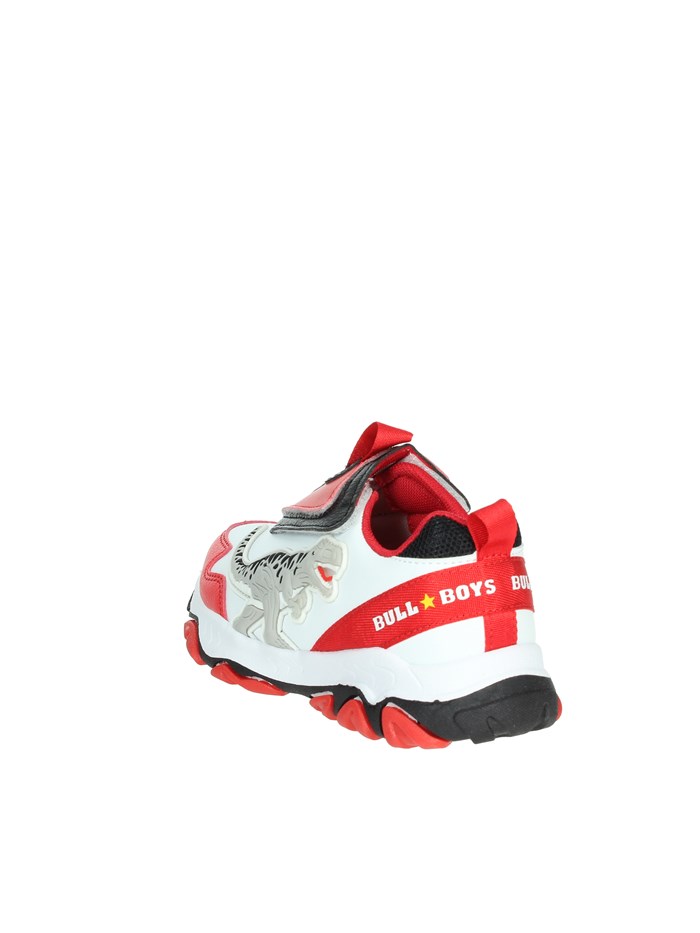 SNEAKERS BASSA DNAL4550 BIANCO/ROSSO