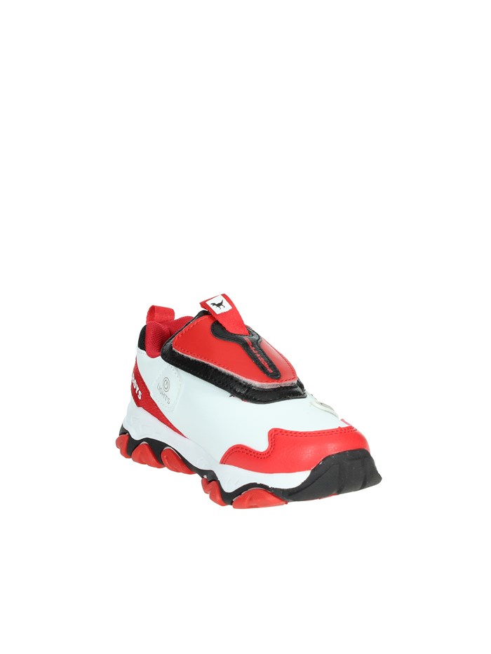 SNEAKERS BASSA DNAL4550 BIANCO/ROSSO