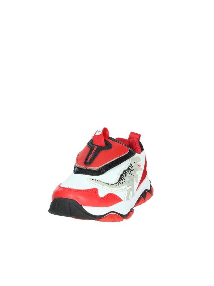 SNEAKERS BASSA DNAL4550 BIANCO/ROSSO