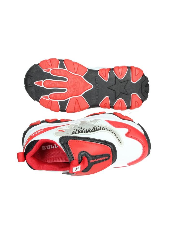 SNEAKERS BASSA DNAL4550 BIANCO/ROSSO