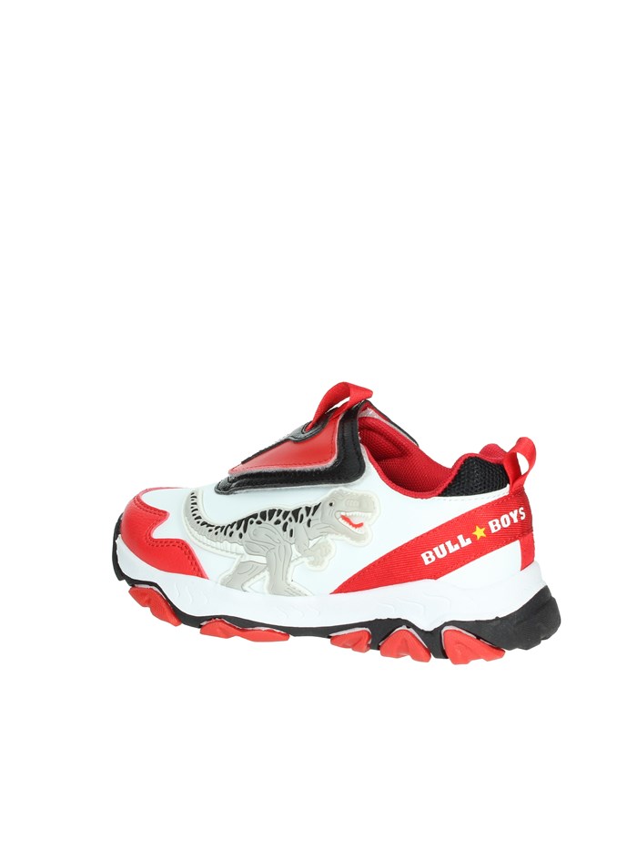 SNEAKERS BASSA DNAL4550 BIANCO/ROSSO