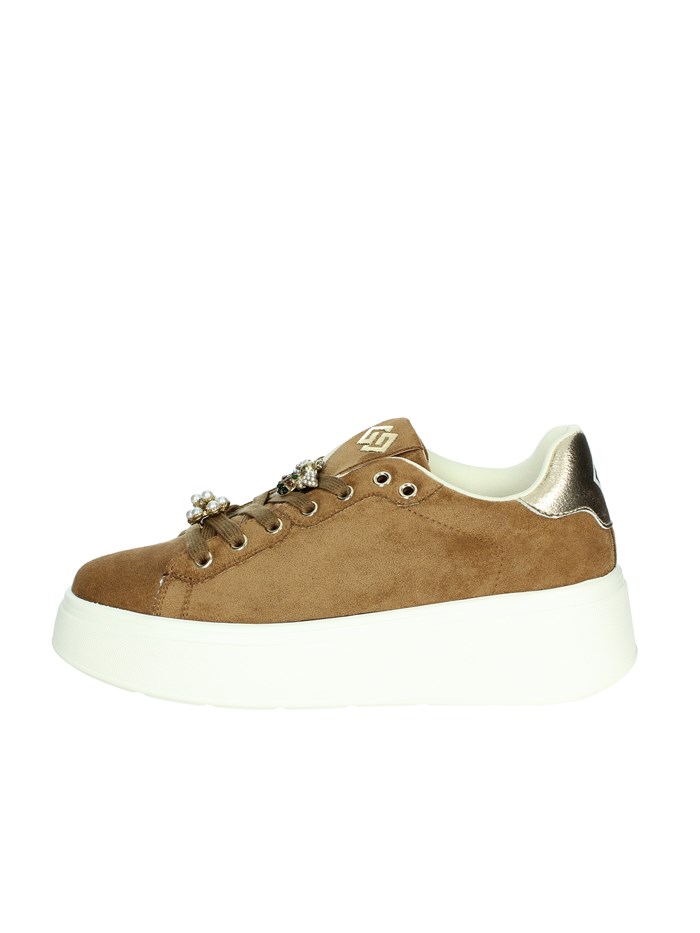 SNEAKERS BASSA GB879 CUOIO